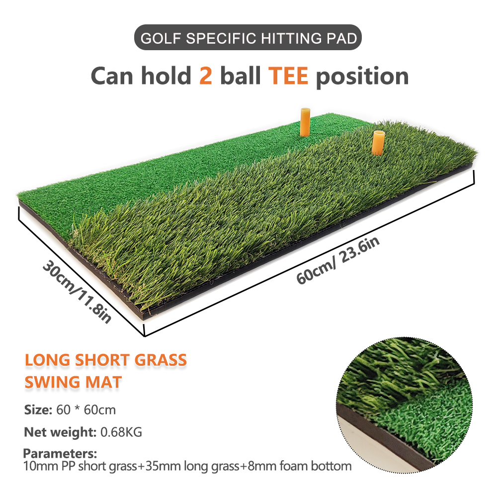 Golf Putting Mat - Golf Hitting Mat Indoor Outdoor Golf