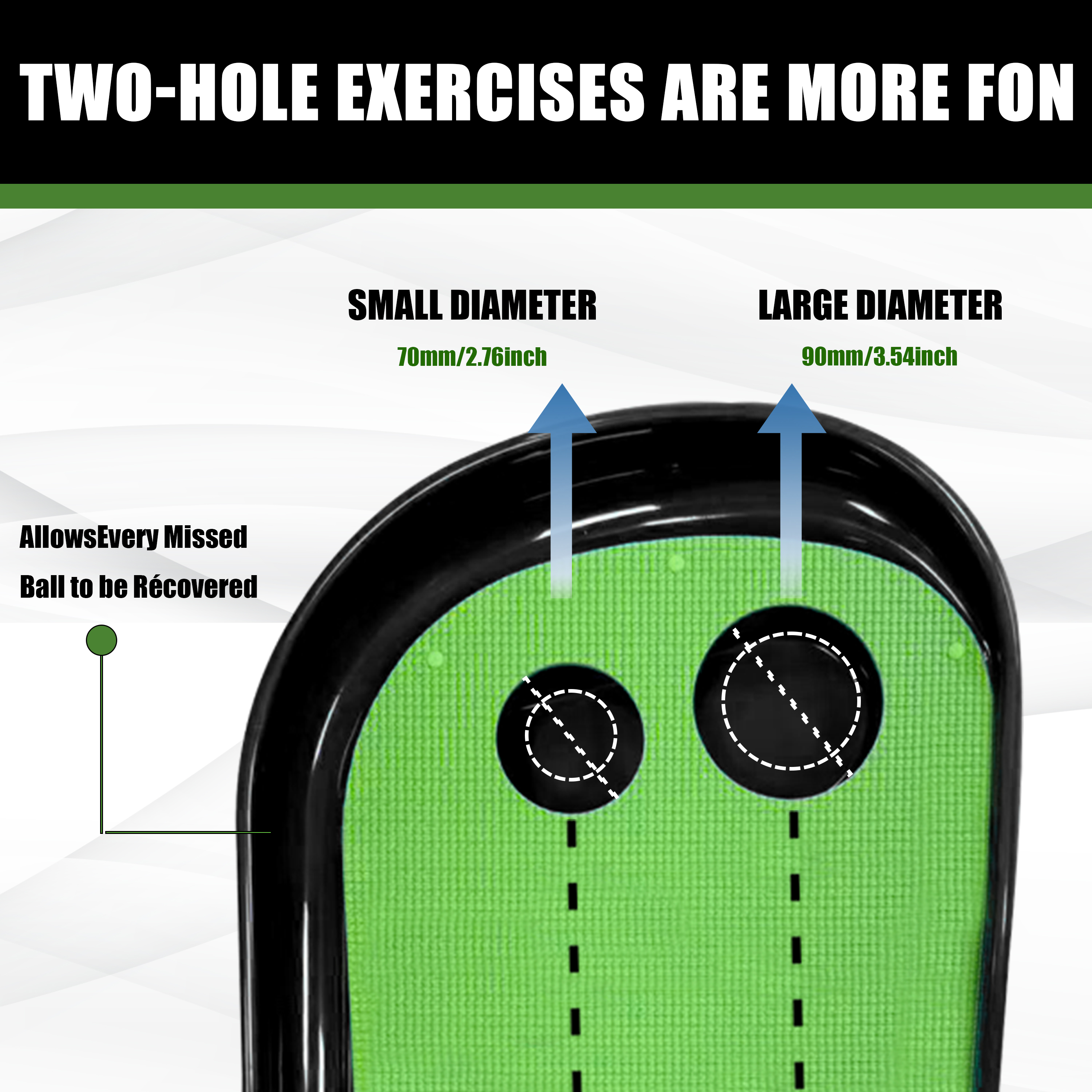 Auto Ball Return Putting Green - Golf Putting Mat recensie en prijs
