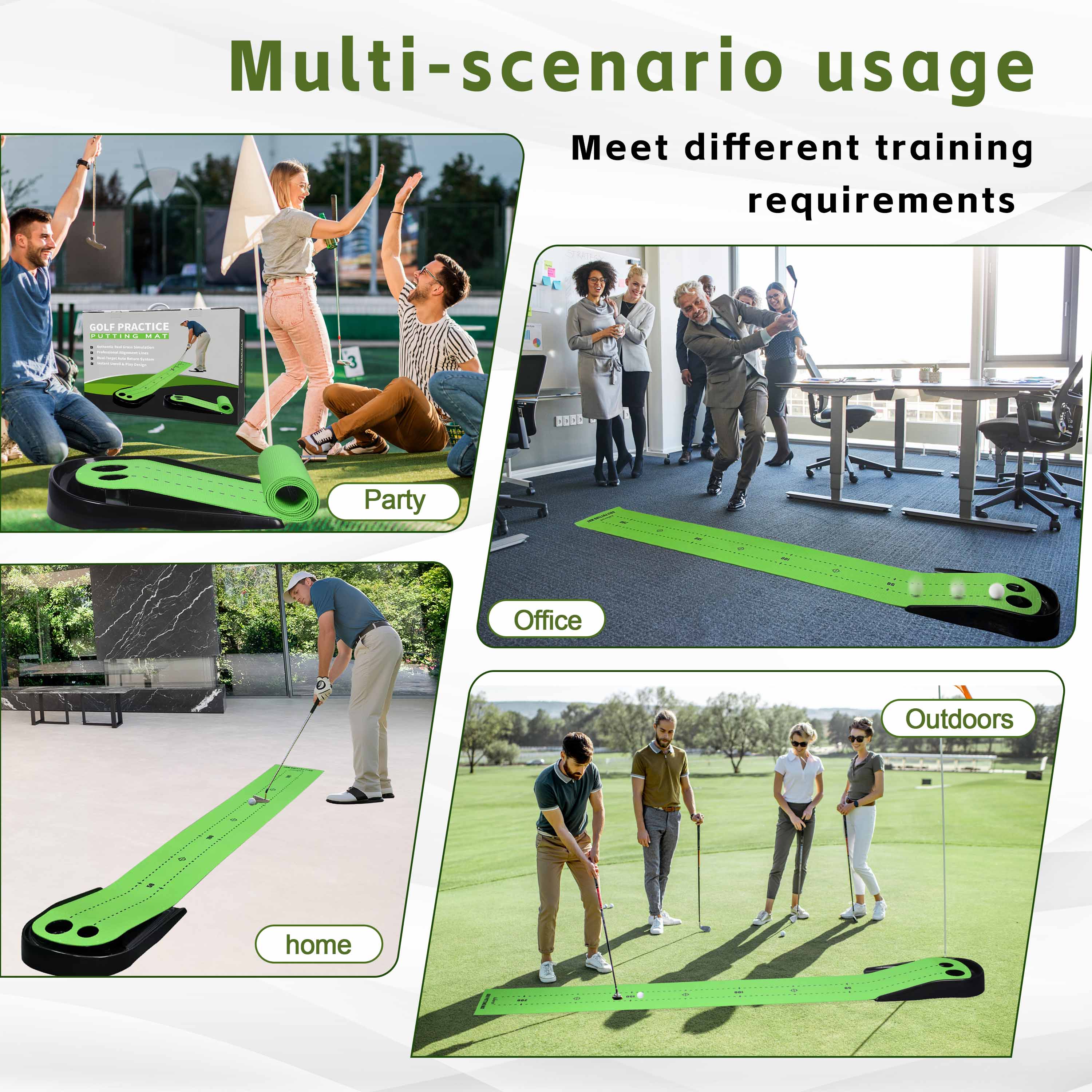 Auto Ball Return Putting Green - Golf Putting Mat recensie en prijs