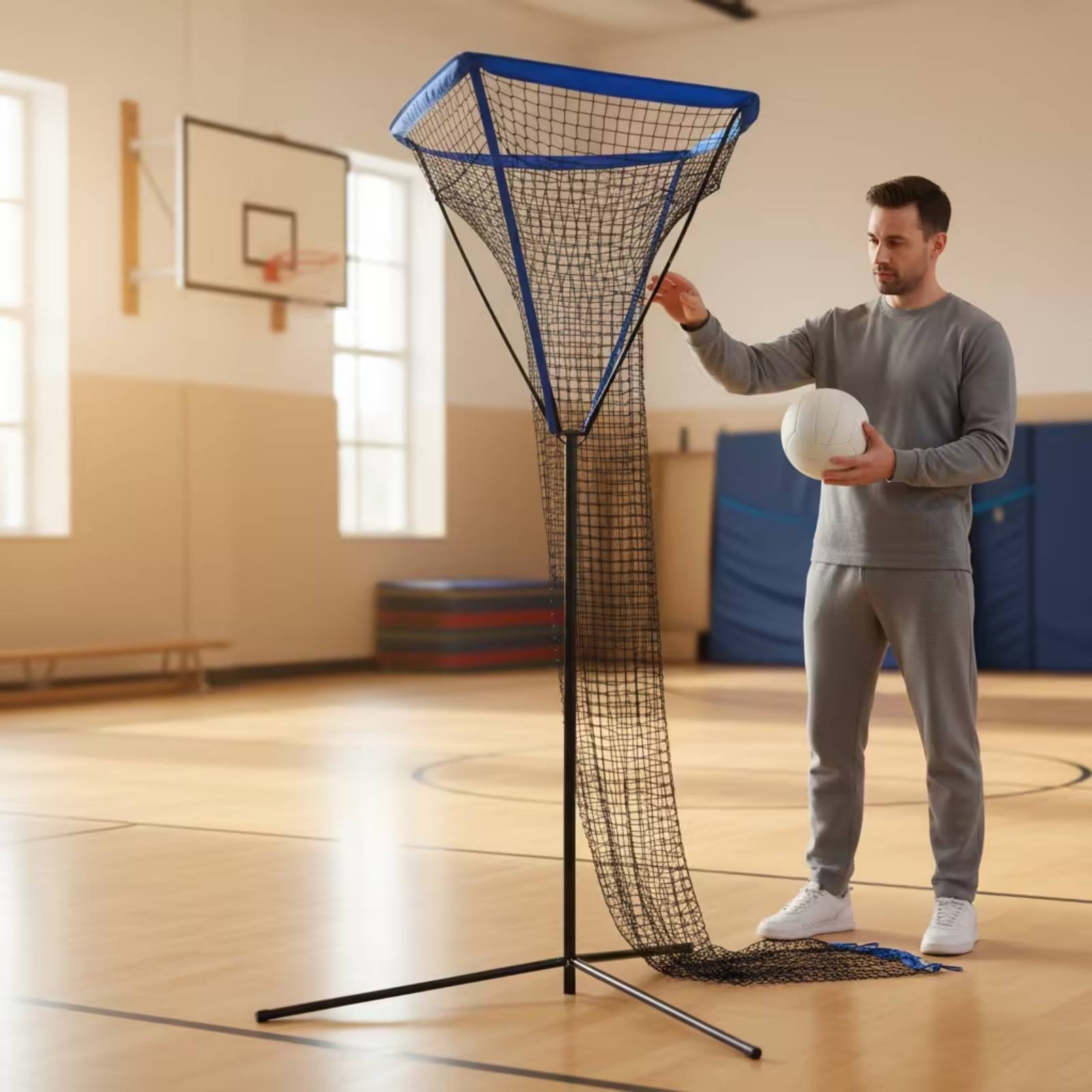 Volleyball Training Net Stand  - Sports Equipment Volleyball recensie en prijs