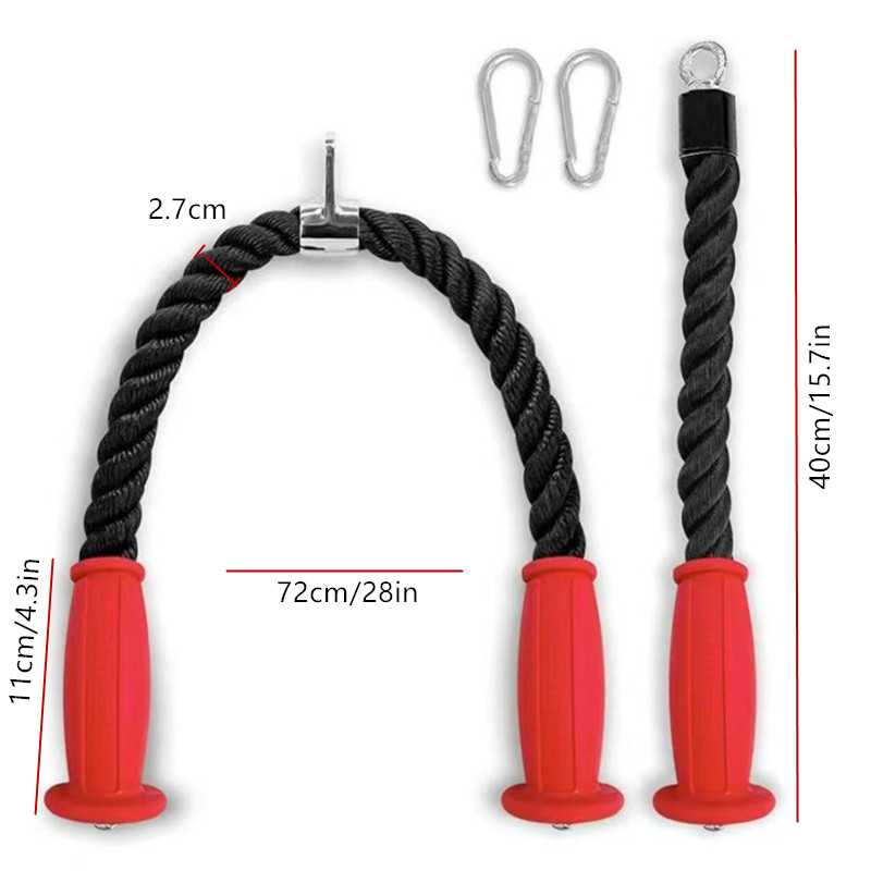 Ergonomic Tricep Ropes Non-Sli - Sports Equipment Names recensie en prijs