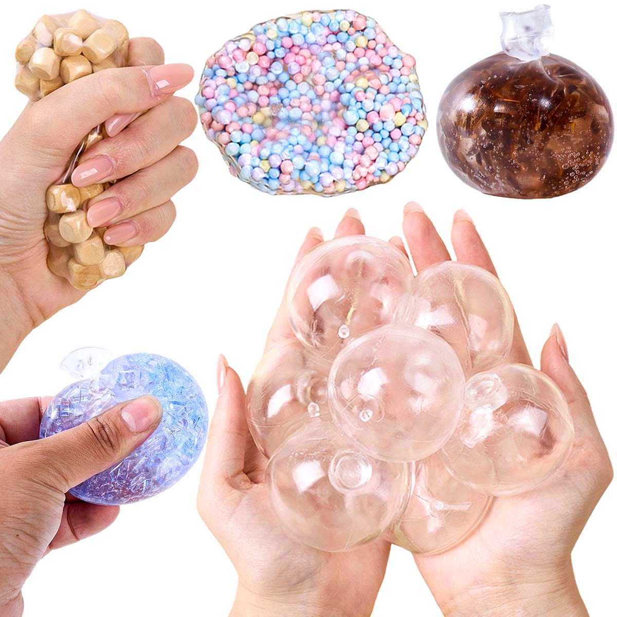 6Pcs Transparent Soft TPR Empt - Bocce Ball Set recensie en prijs