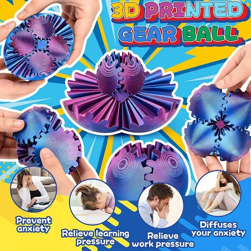3D Printed Gear Ball Spin Ball - Sports Equipment For Schools recensie en prijs
