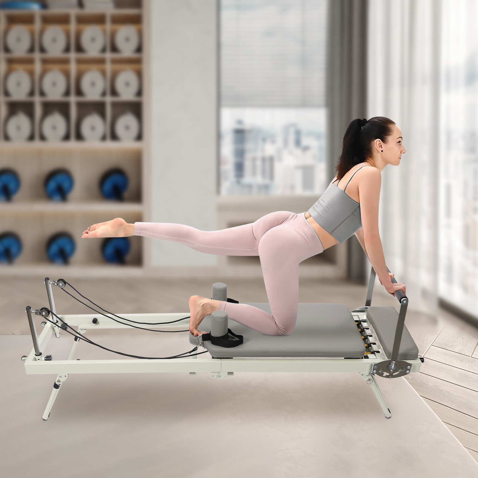 Pilates Reformer, Foldable Ref - Sports Equipment For Schools recensie en prijs