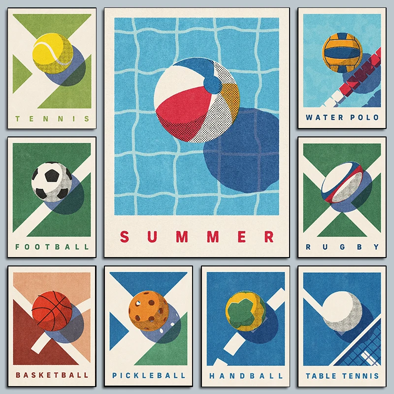 Minimalist Canvas Posters Funn - Bocce Ball Set recensie en prijs