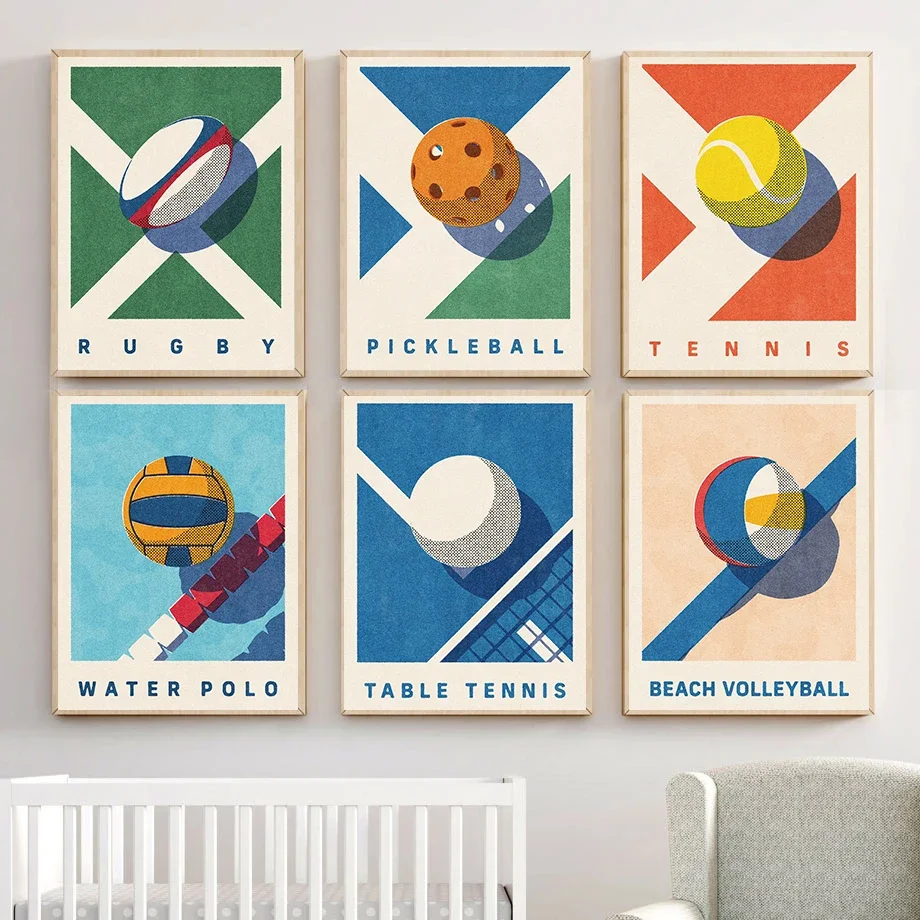 Minimalist Canvas Posters Funn - Bocce Ball Set recensie en prijs