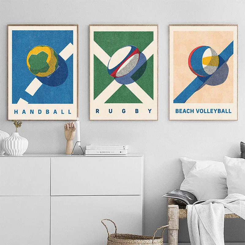Minimalist Canvas Posters Funn - Bocce Ball Set recensie en prijs