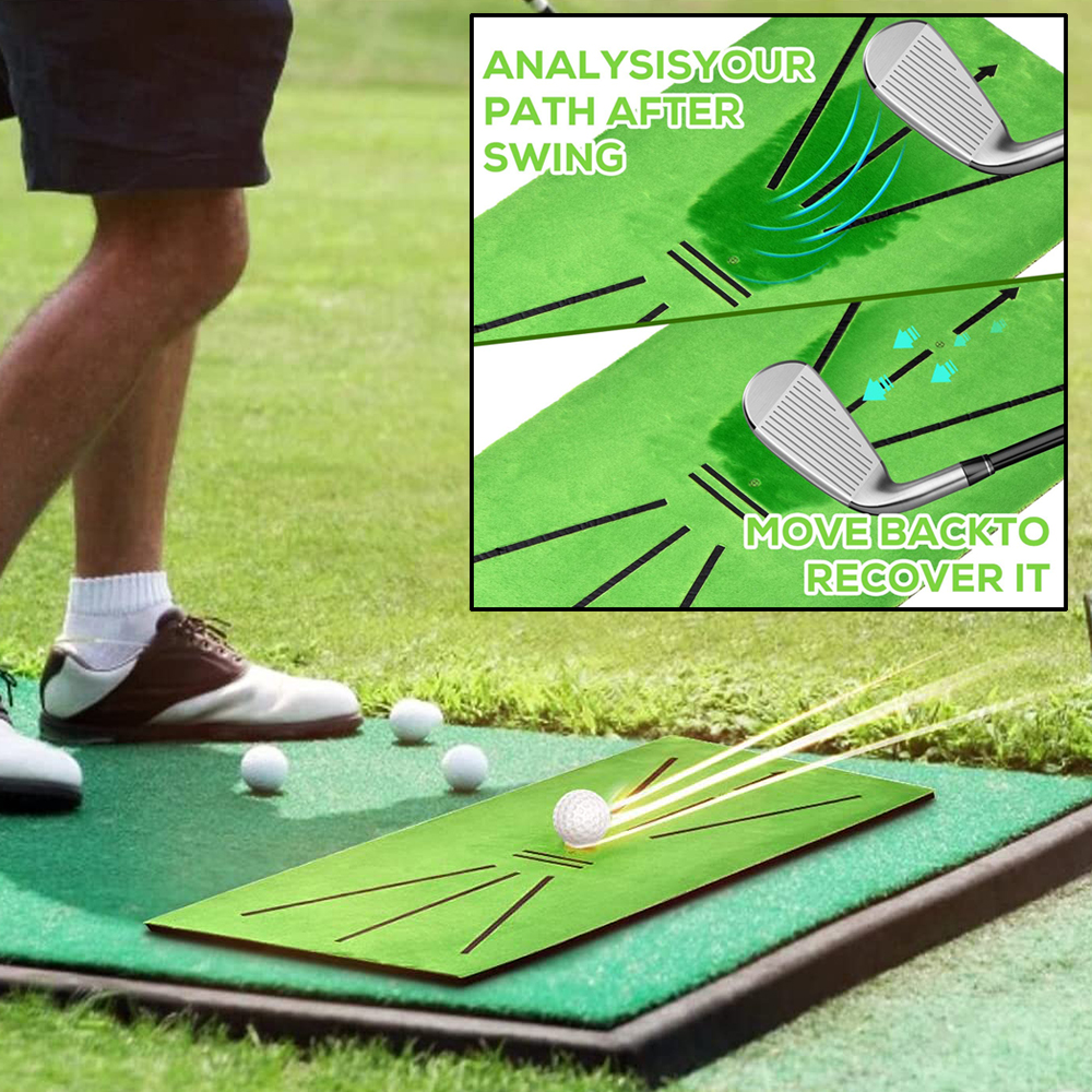 Golf Training Mat Swing Track  - Golf Putting Mat recensie en prijs