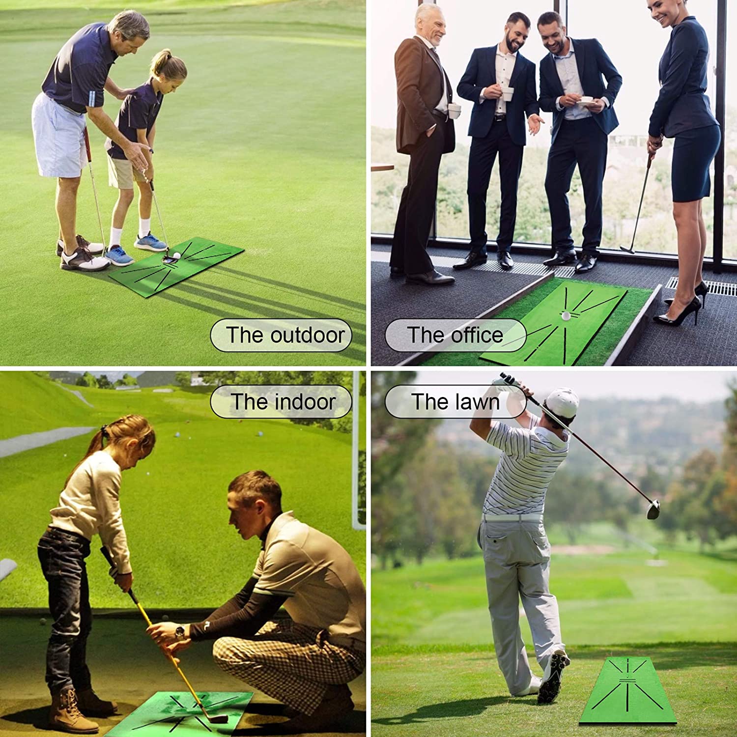 Golf Training Mat Swing Track  - Golf Putting Mat recensie en prijs