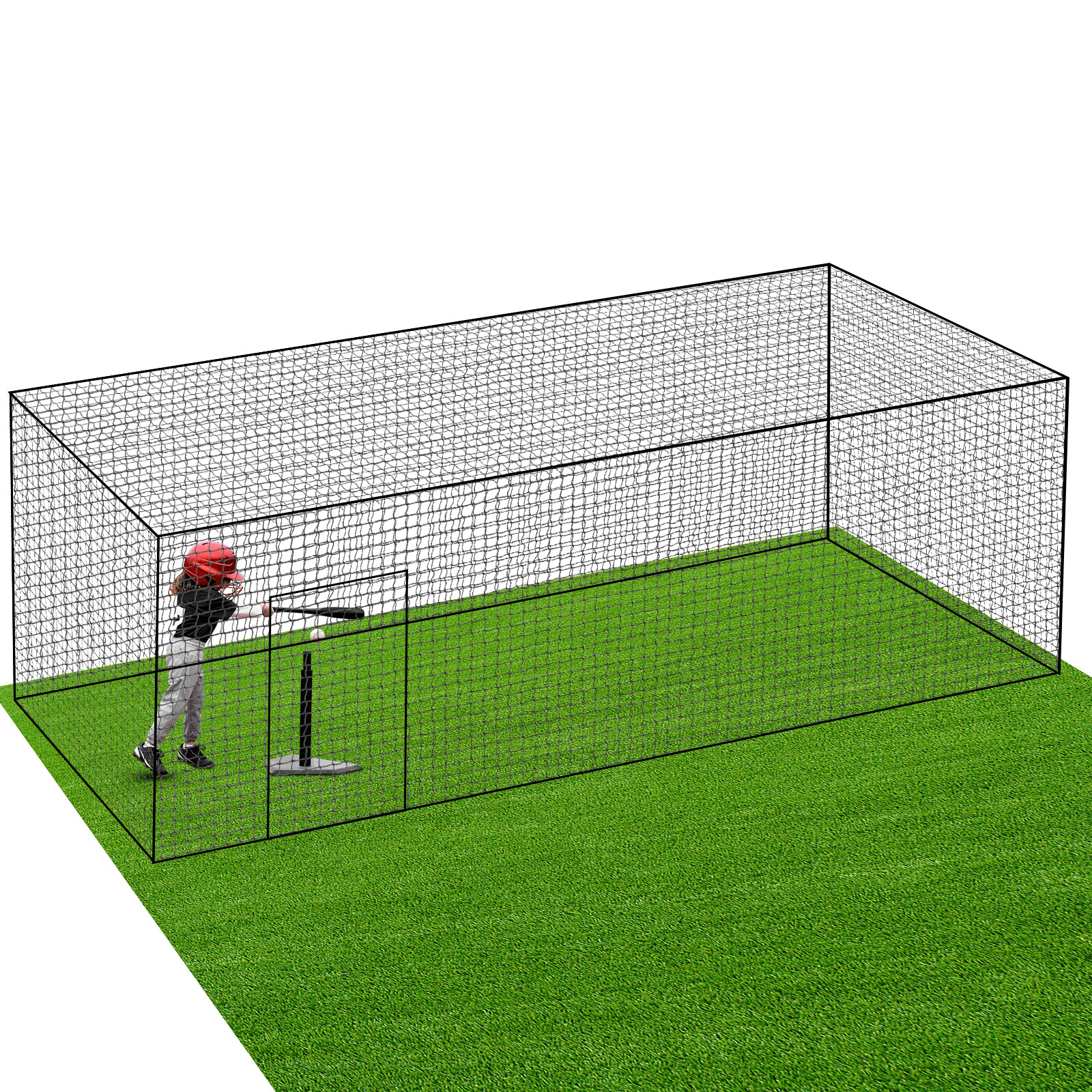 Baseball Batting Cage Net with - Sports Equipment You Hit recensie en prijs