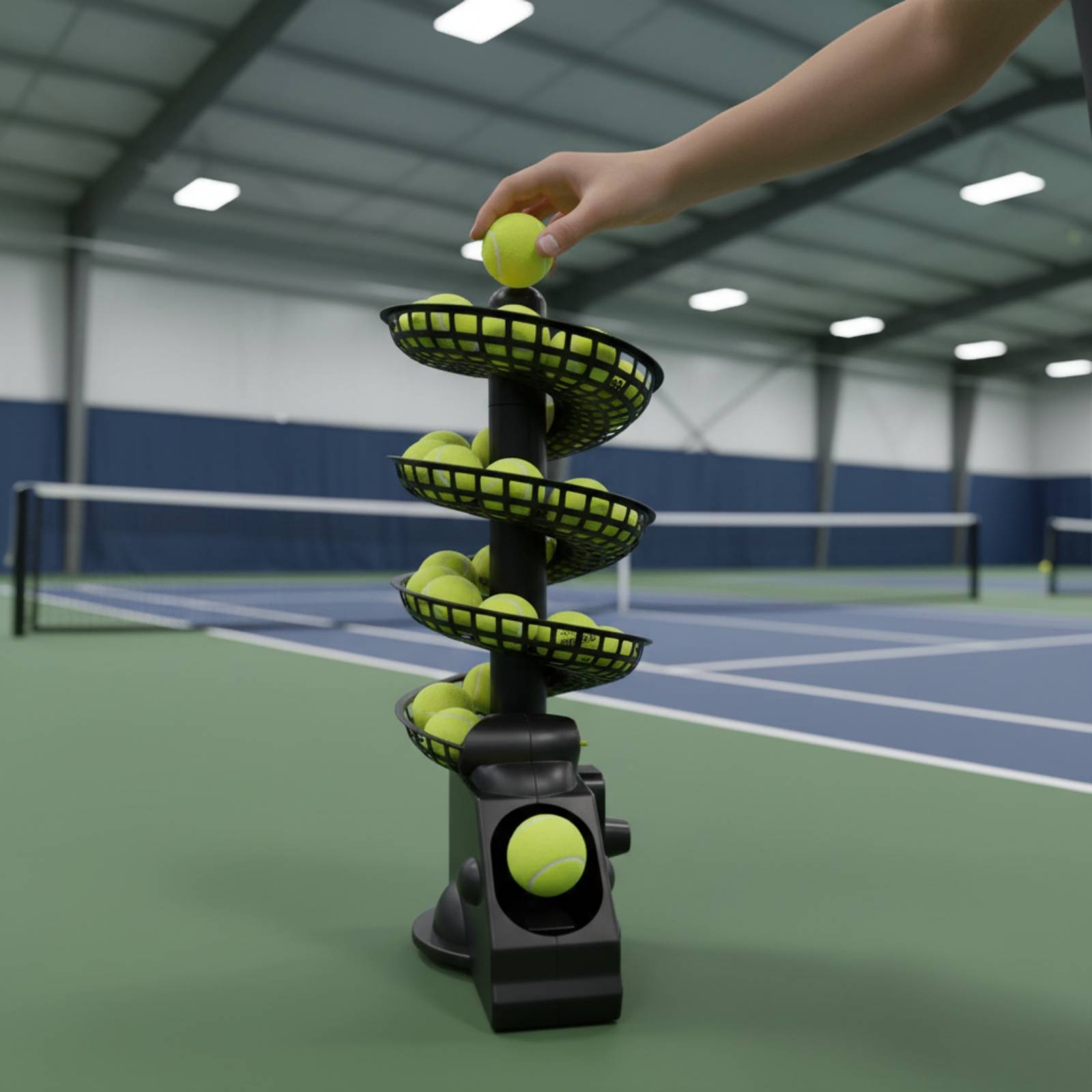 Portable Tennis Ball Machine M - Sports Equipment Training recensie en prijs