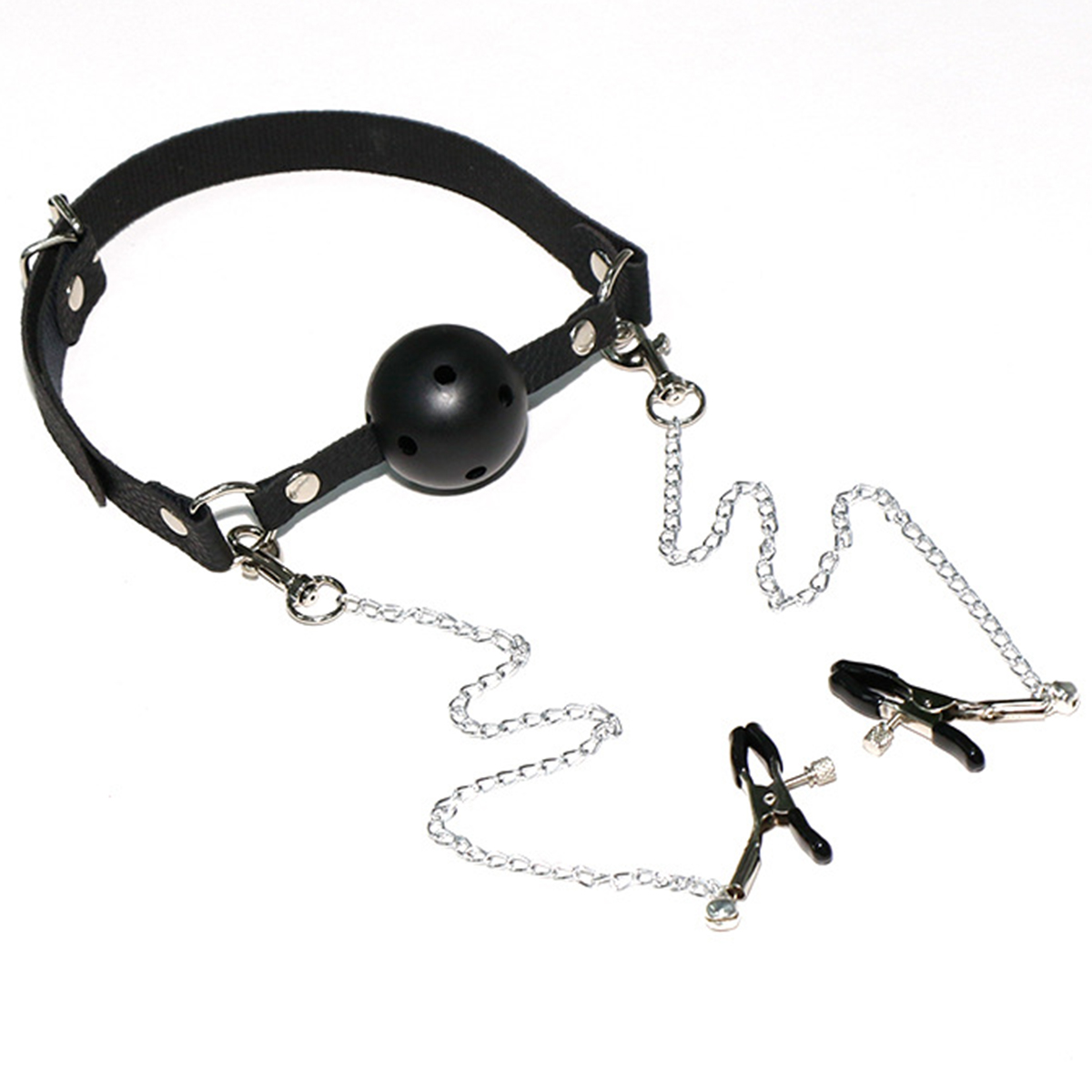 SM Mouth Gag Nipple Clamp BDSM - Bocce Ball Set recensie en prijs