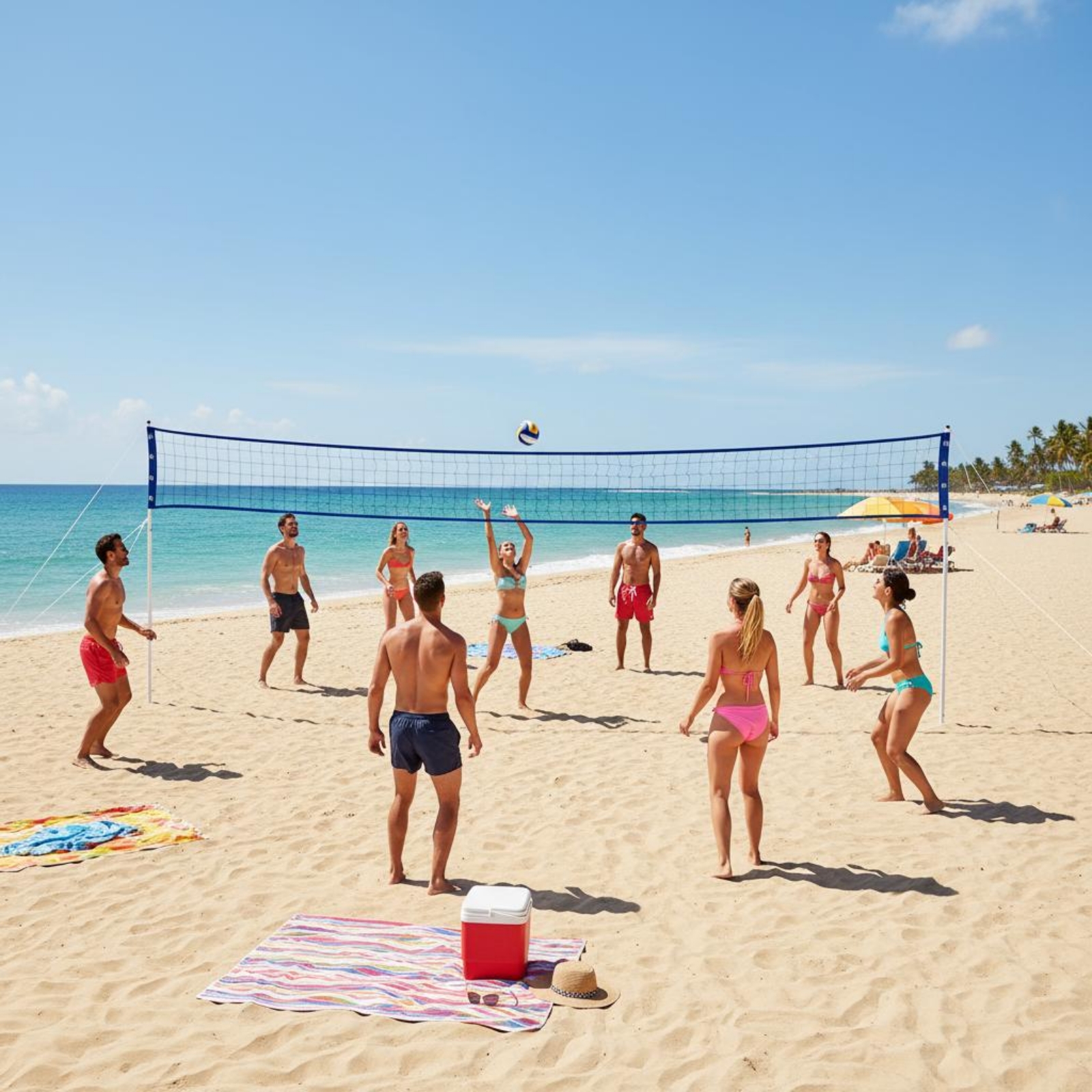 Beach Volleyball Net Set Quick - Sports Equipment Volleyball recensie en prijs