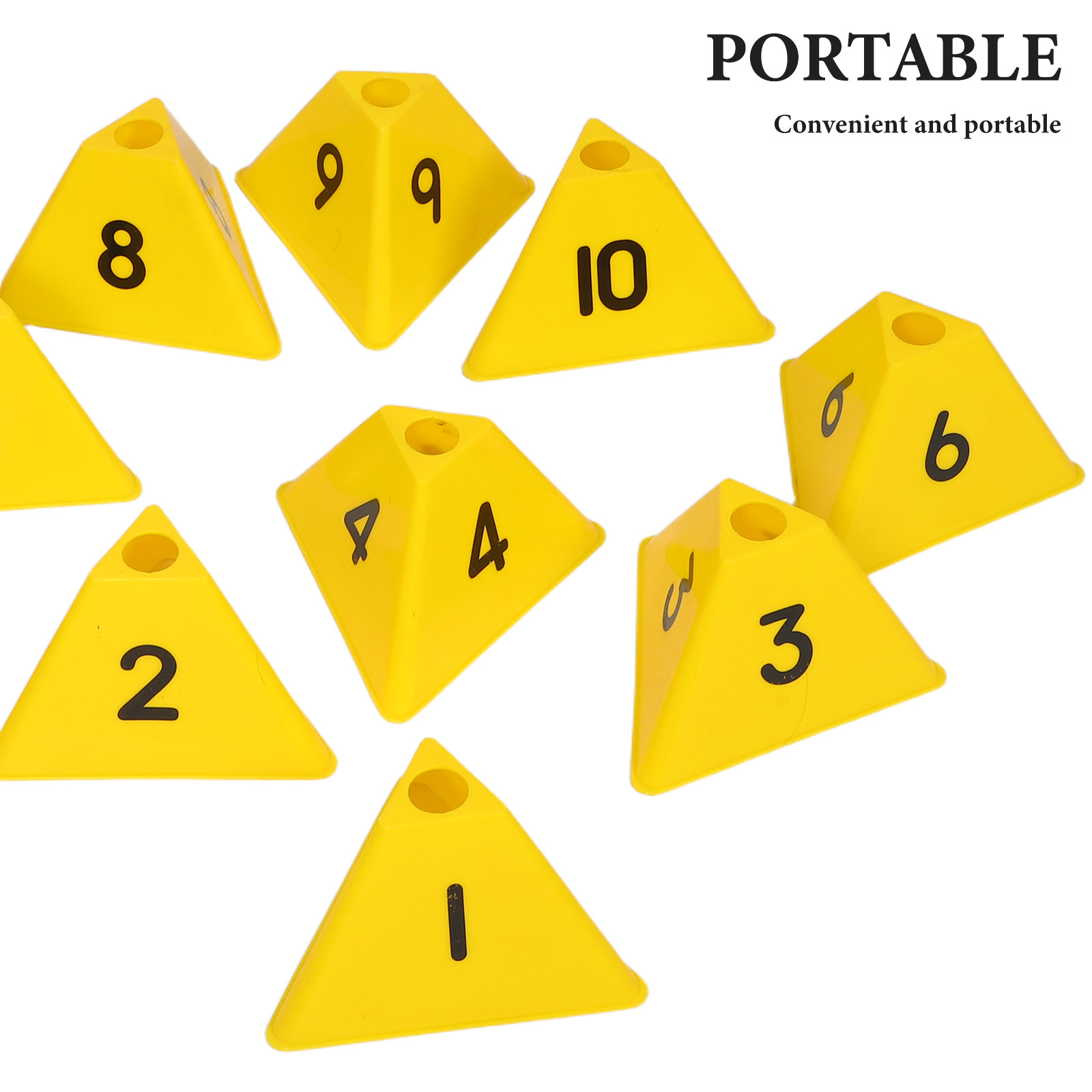 10Pcs Football Training Marker - Sports Equipment Training recensie en prijs