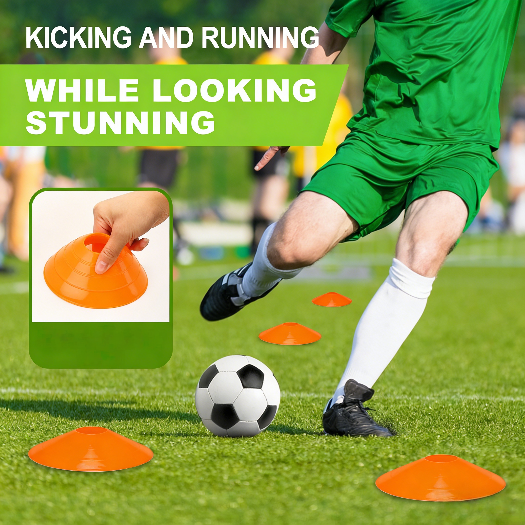 25 Pack football cone plate  f - Sports Equipment Training recensie en prijs